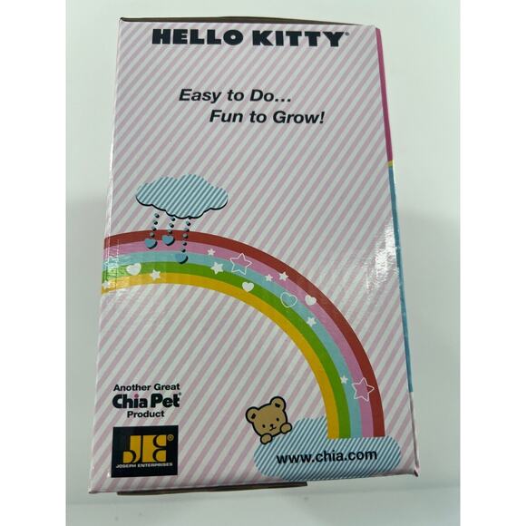 Hello Kitty Chia Pet Growing Kit Handmade Decorative Planter Collectible New - Picture 2 of 5